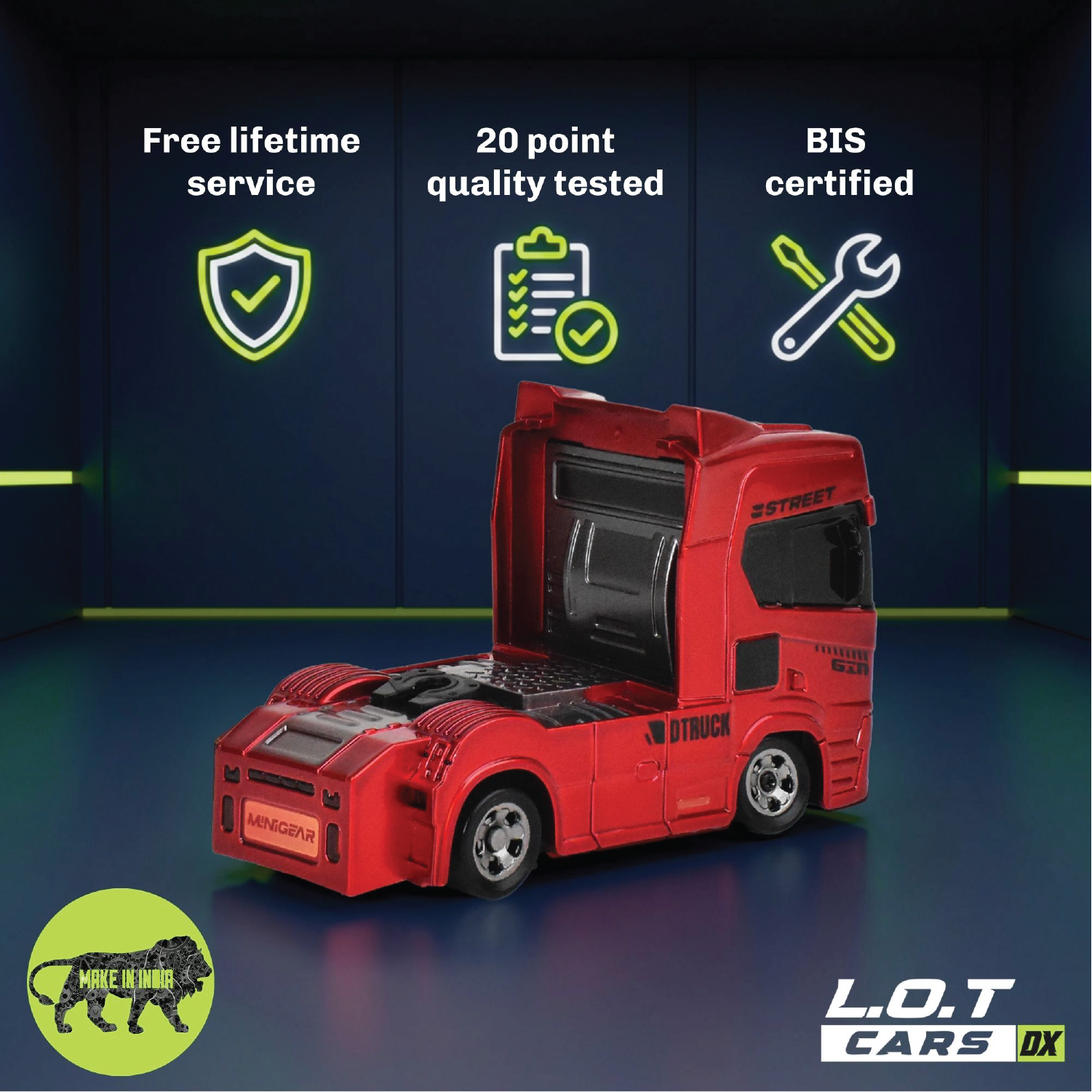 L.O.T Cars Mac - 1:64 Scale Mini RC Car