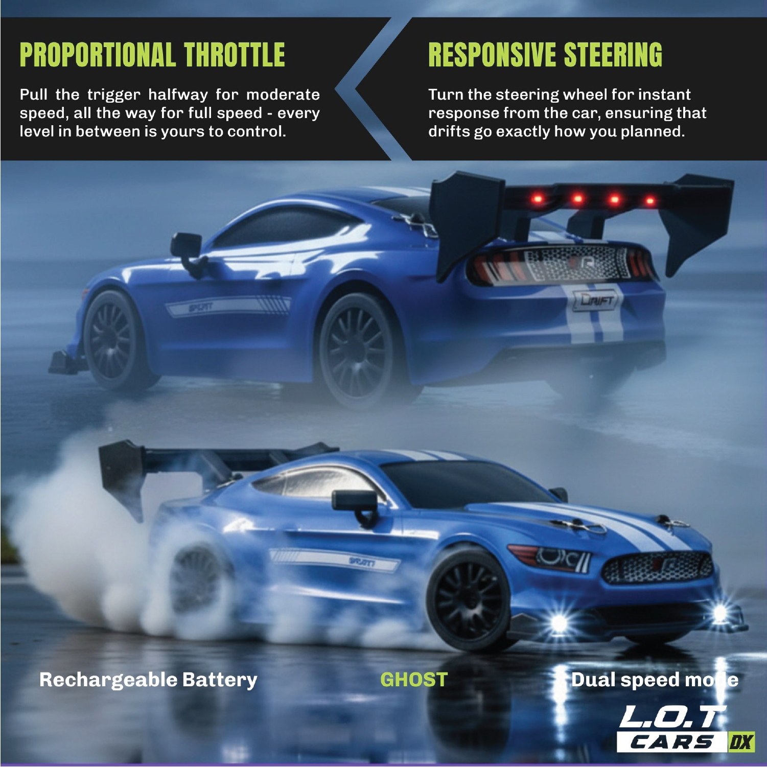 L.O.T Cars Ghost - RC Drift Car