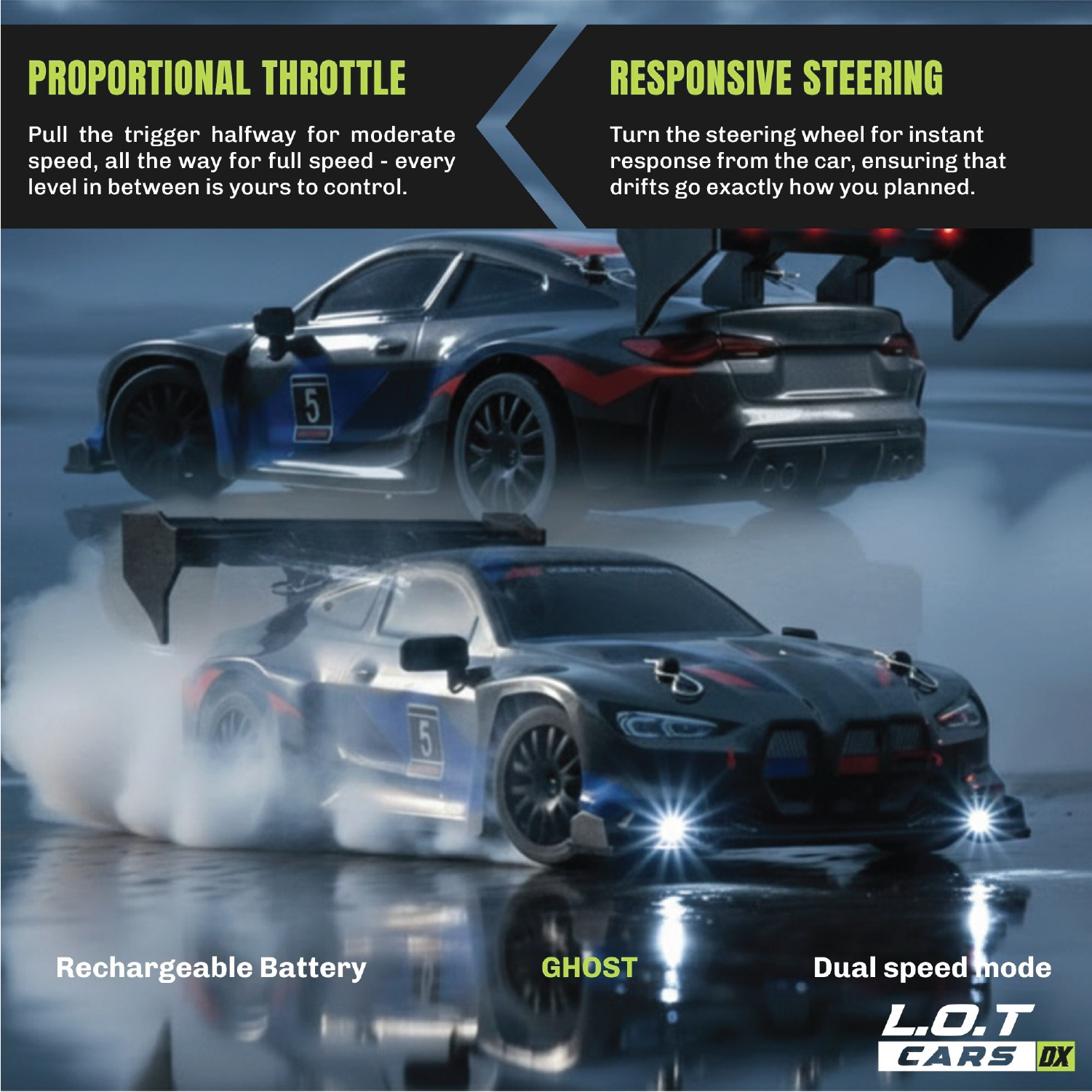 L.O.T Cars Ghost - RC Drift Car