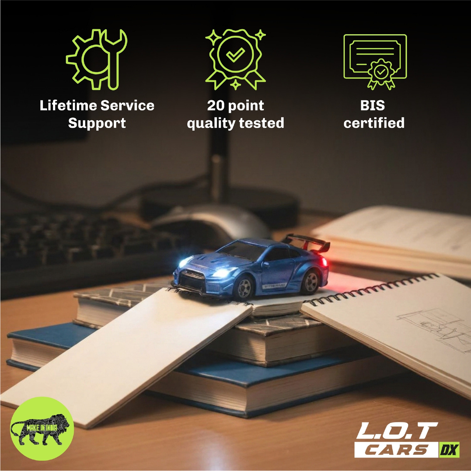 L.O.T Cars Nitro - 1:64 Scale Mini RC Car