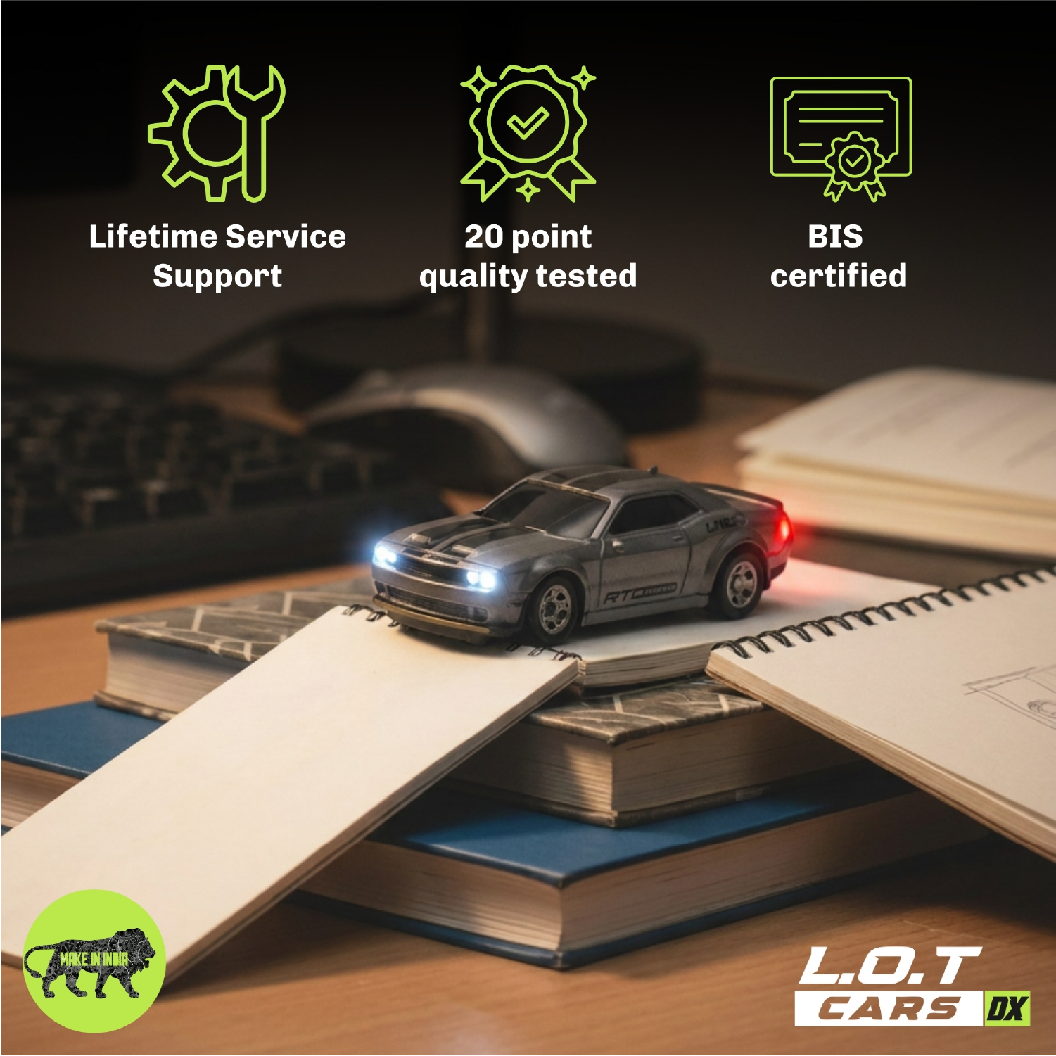 L.O.T Cars Nitro - 1:64 Scale Mini RC Car