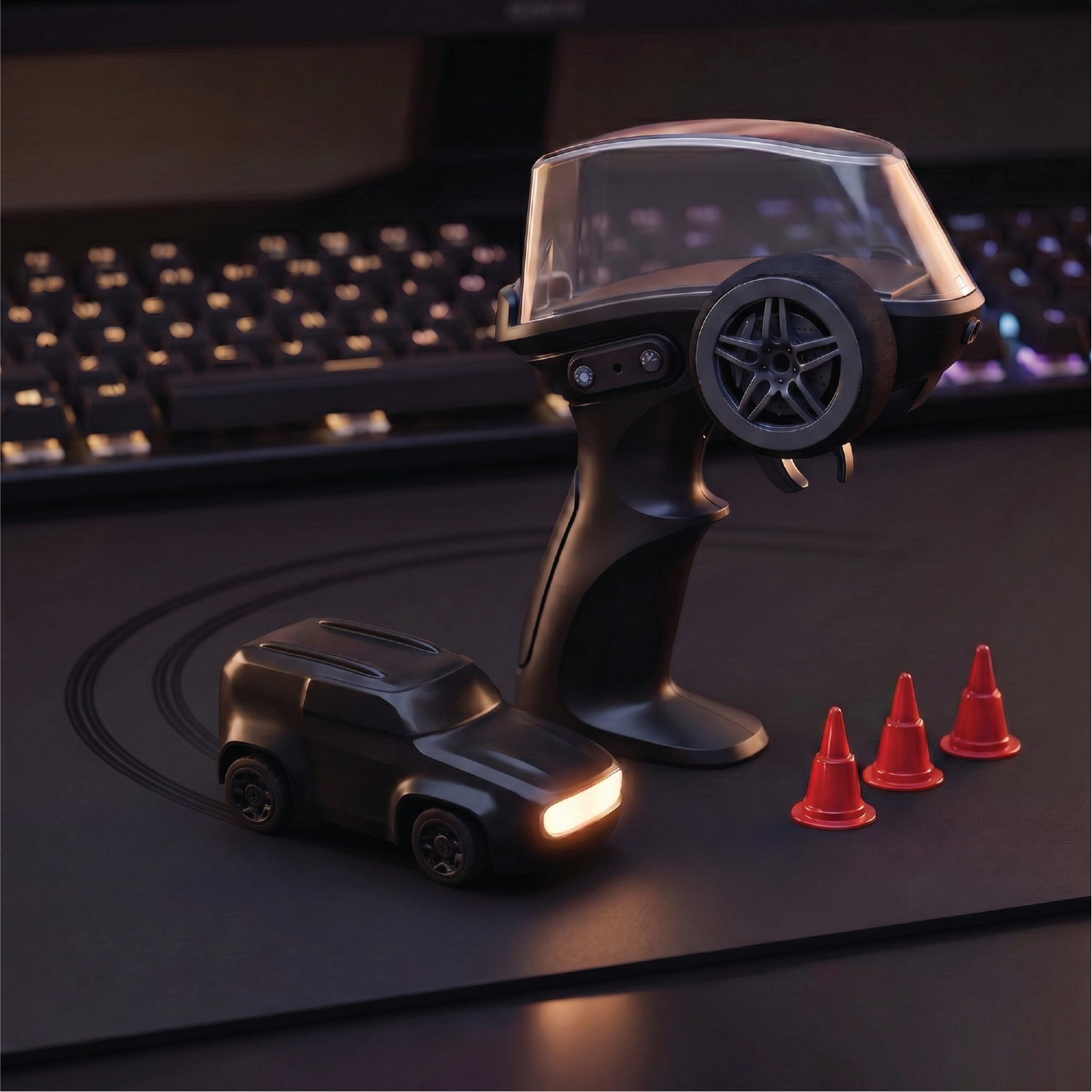 L.O.T Cars Dash - 1:64 Scale Mini RC Car