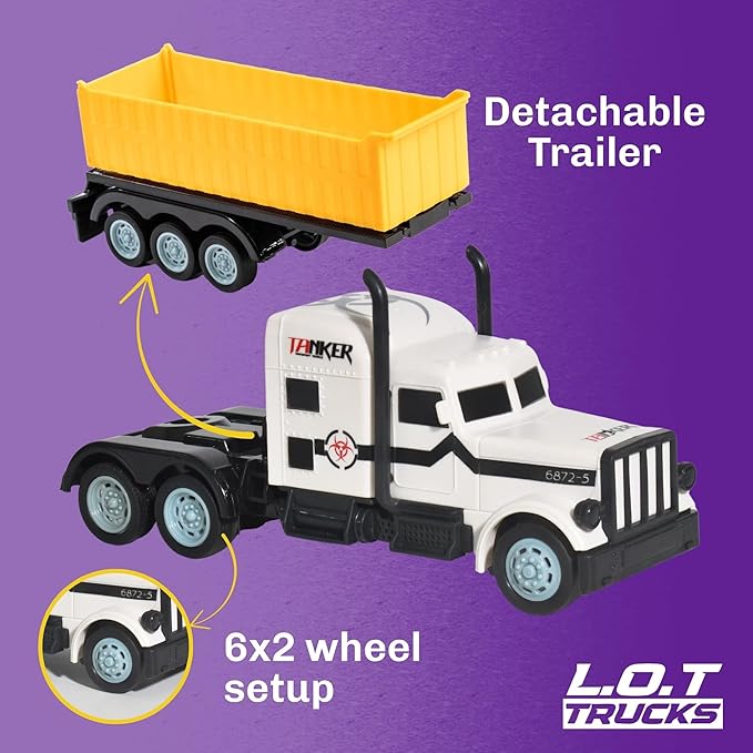 L.O.T Transport "Brutus" – RC Truck with Container – 6x2 Remote Control Truck