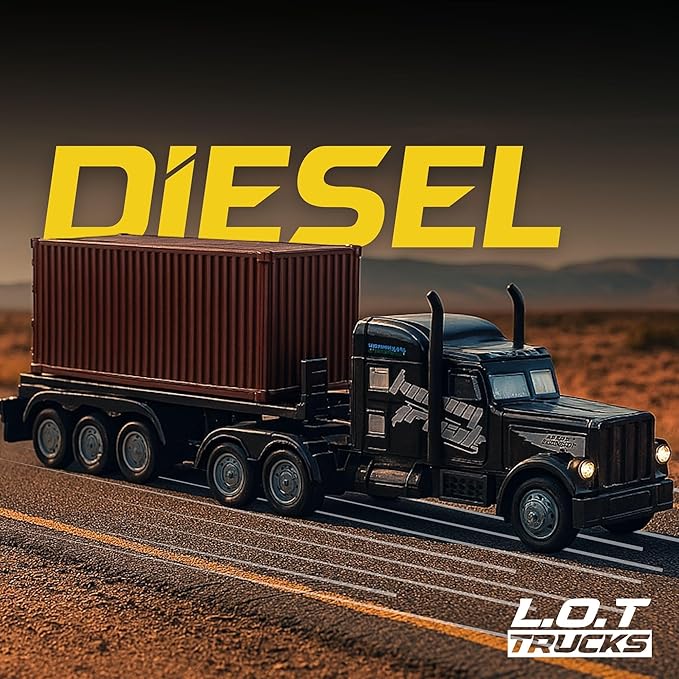 L.O.T Transport "Diesel" – RC Truck with Container – 6x2 Remote Control Truck