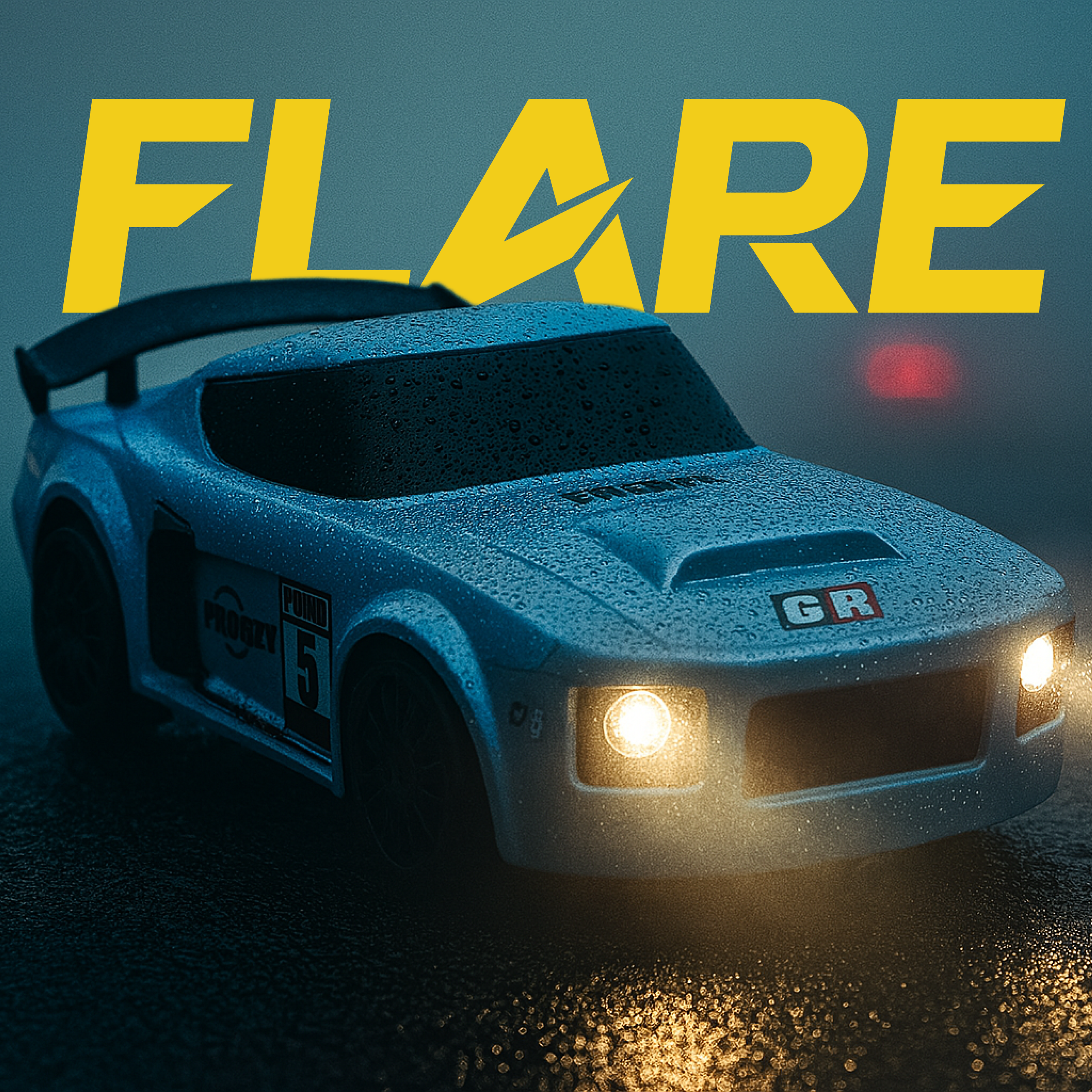 L.O.T Cars “Flare” - RC Drift Car (Semi-Hobby Grade) - 4x4 Remote Control Drift Car with Lights