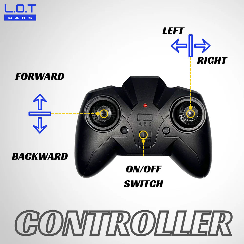 L.O.T Cars “Alex” - Off Road RC Car - 4x4 Off Road Remote Control Car with Lights