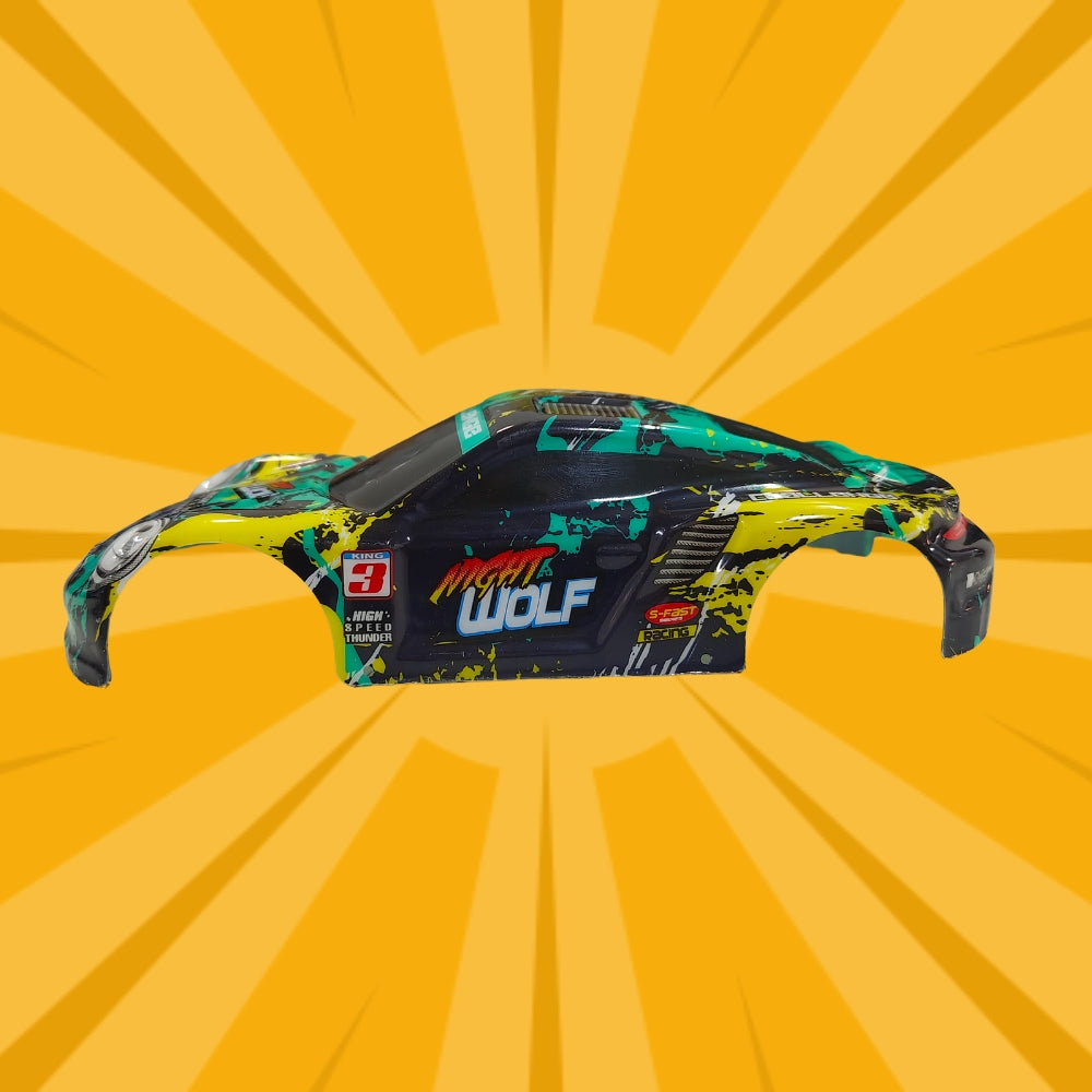 L.O.T Cars Accessories | Night Wolf PVC Shell - Green