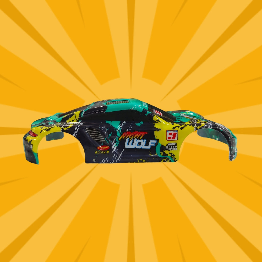 L.O.T Cars Accessories | Night Wolf PVC Shell - Green
