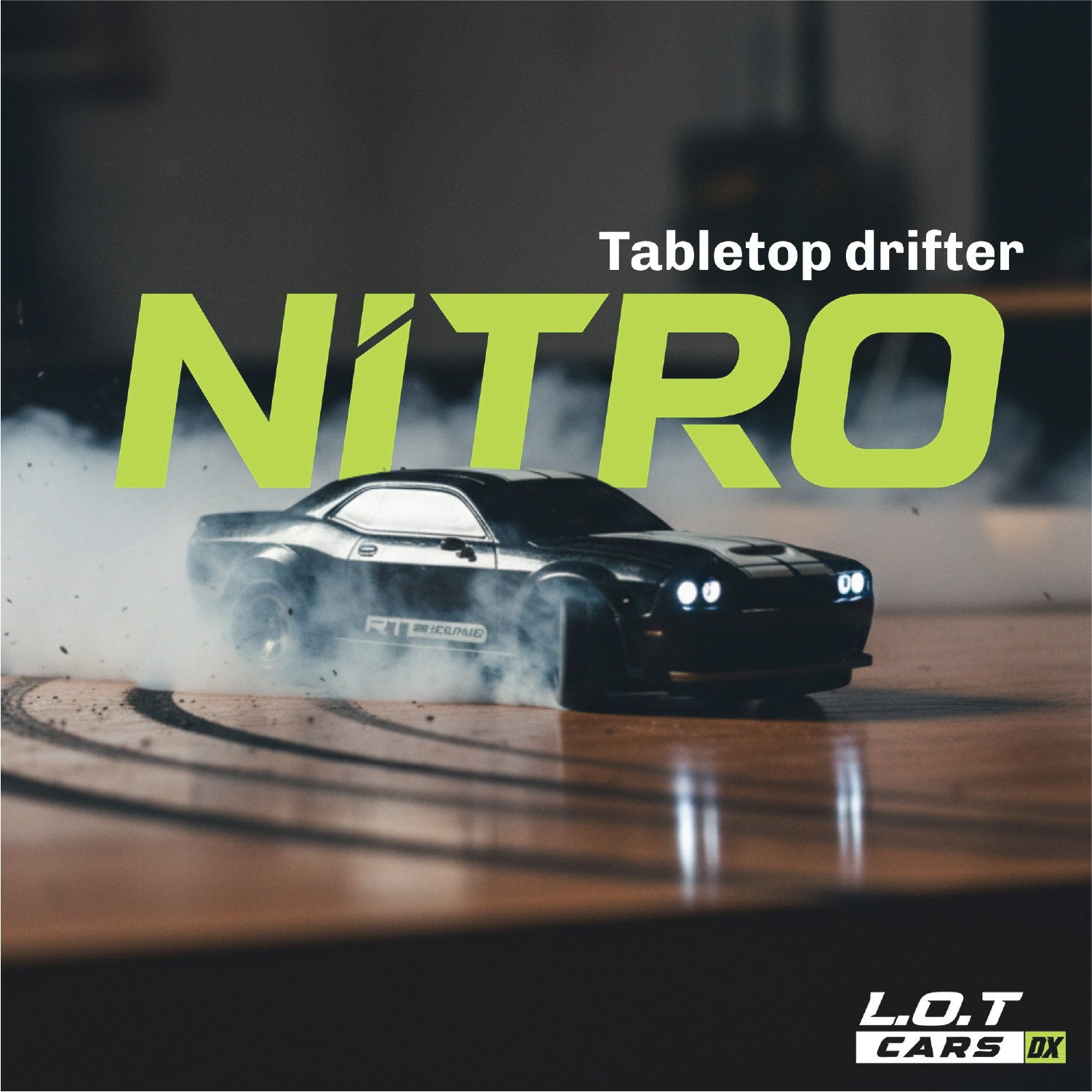 L.O.T Cars Nitro - 1:64 Scale Mini RC Drift Car
