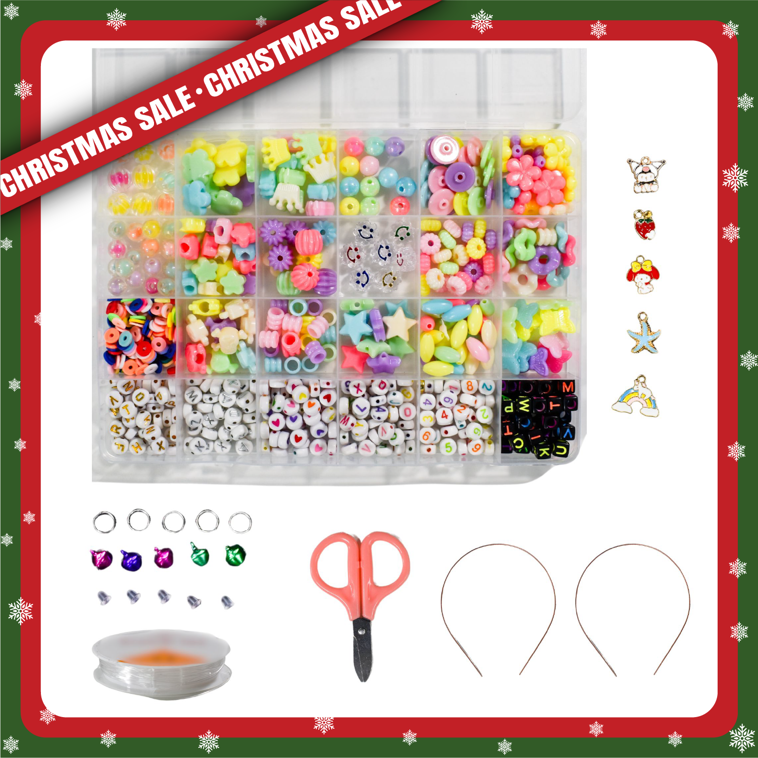 L.O.T DIY Bracey - DIY Jewellery Making Kit with 500+ Beads and Pieces