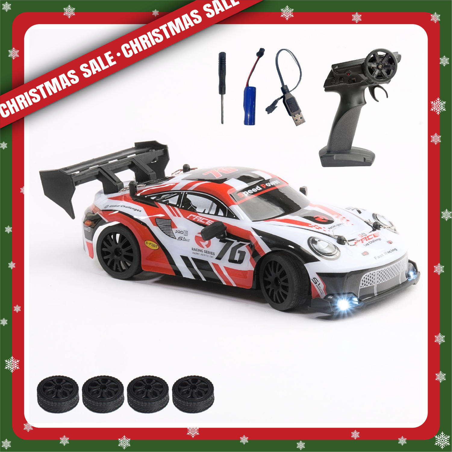 L.O.T Cars Ghost - Semi-Hobby Grade RC Drift Car with Lights