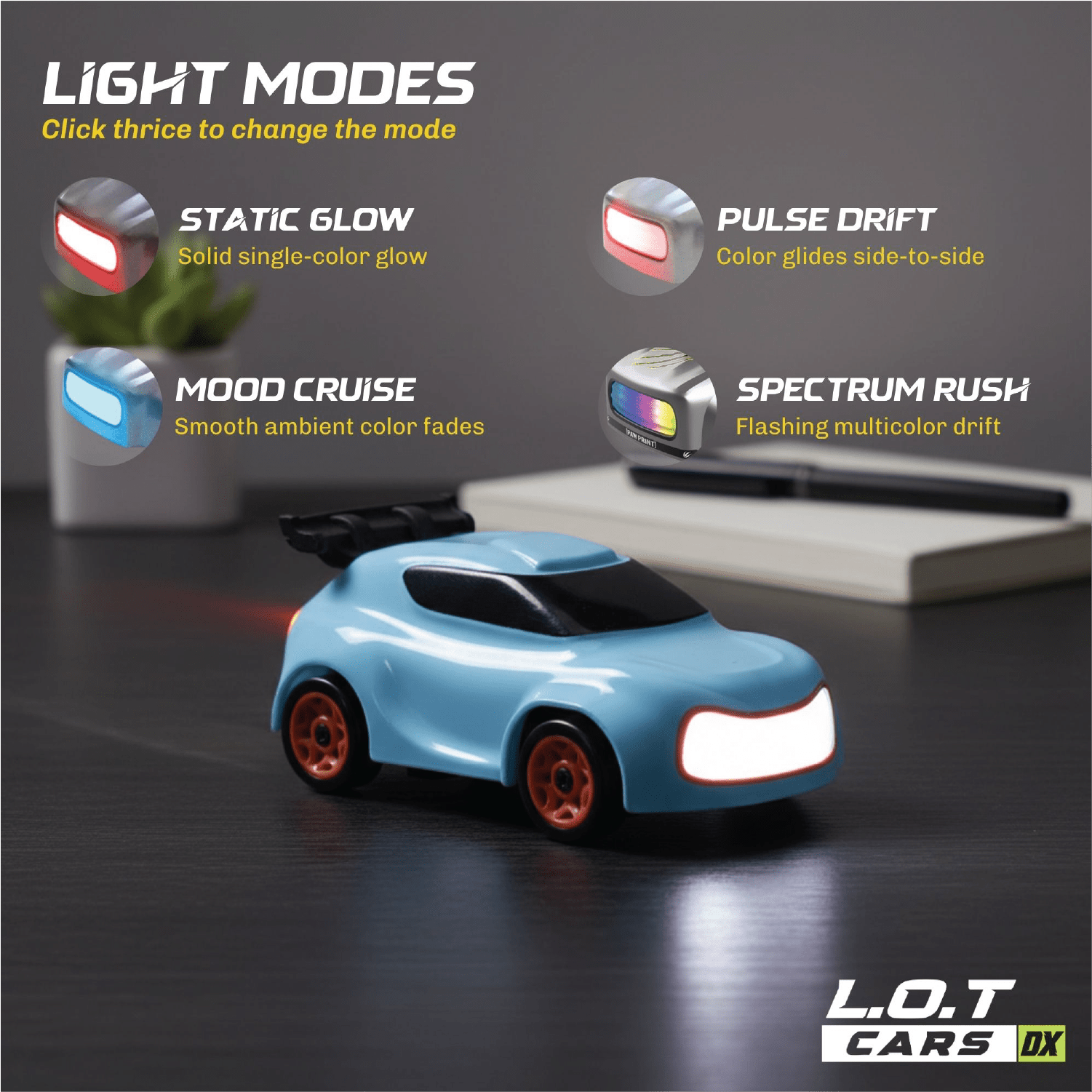 L.O.T Cars Dash - 1:64 Scale Mini RC Car