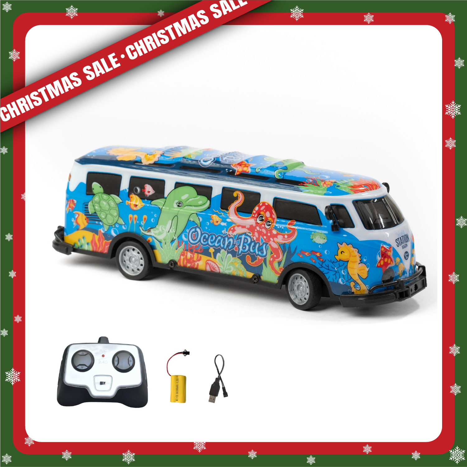 L.O.T Cars Vera - Remote Control City Bus with Lights