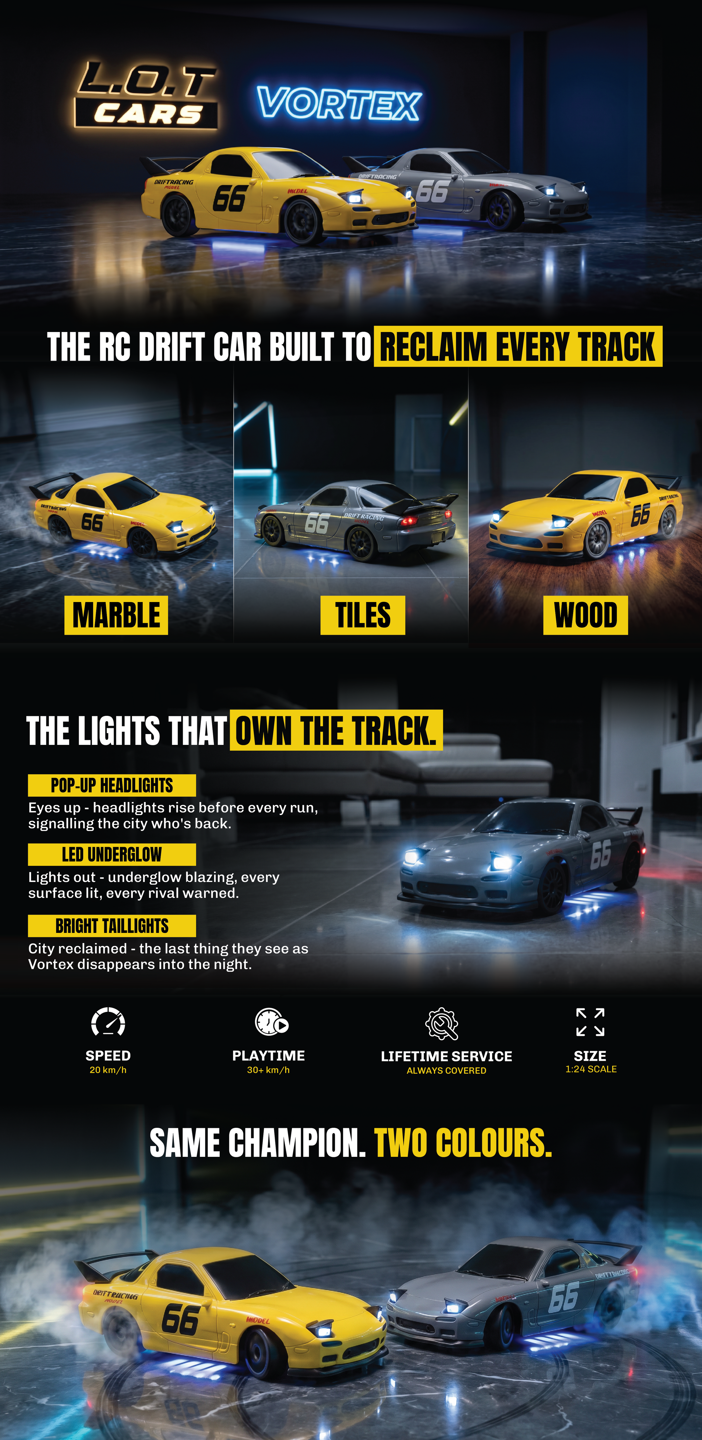 L.O.T Car Vortex - RC Drift Car